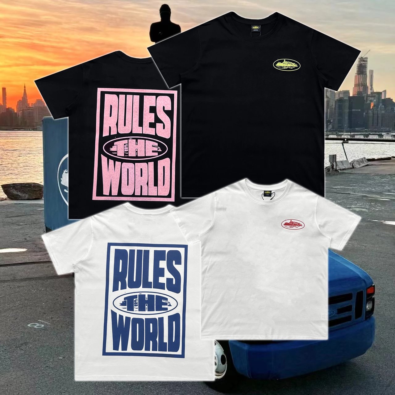 * RULES THE WORLD * - T -SHIRT