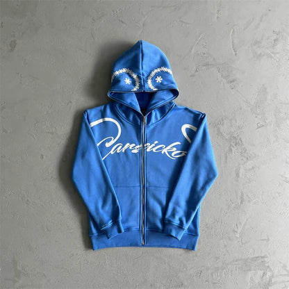 CARSICKO LOVE SPREAD ZIP UP HOODIE