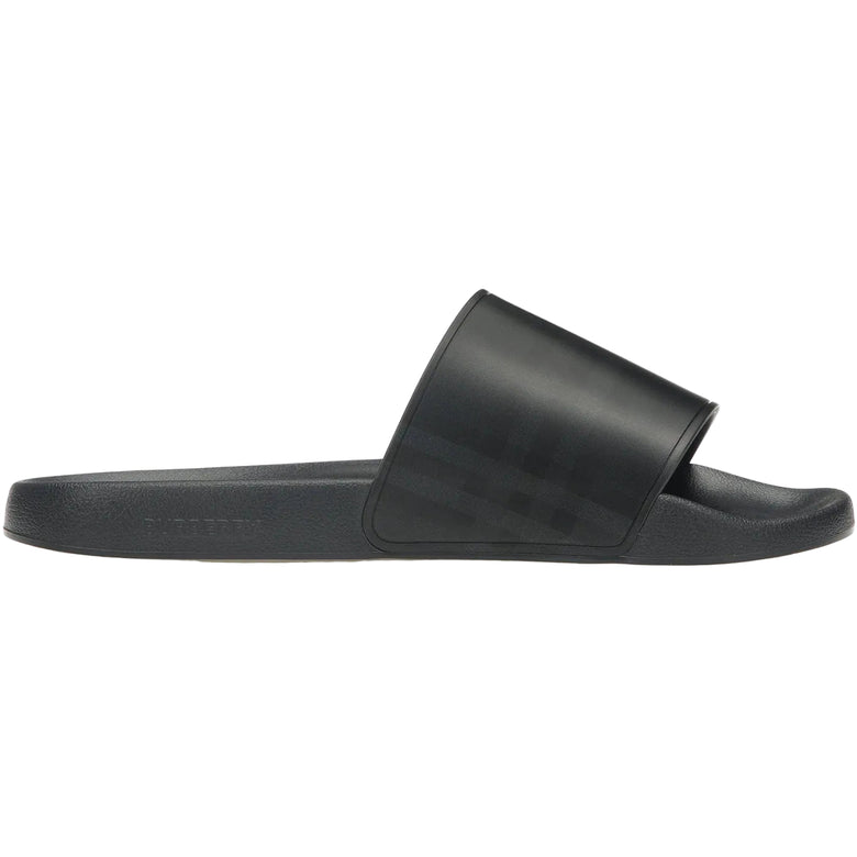 Chequered Slides Black