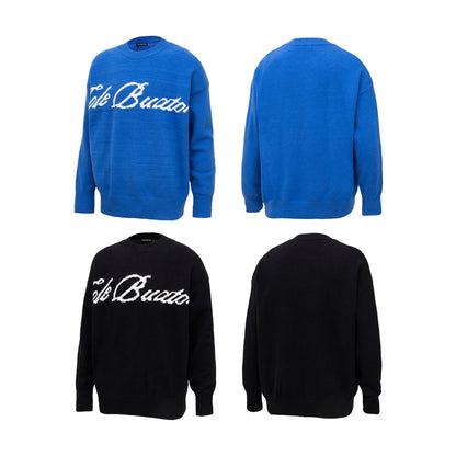 CB signed knitted crewneck