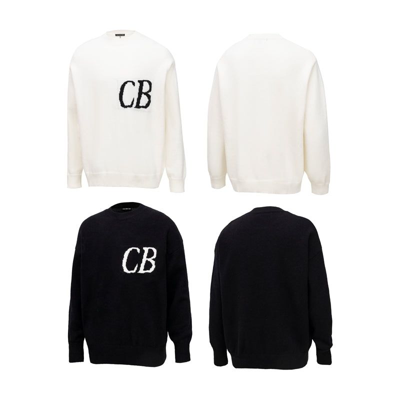 CB  knitted crewneck