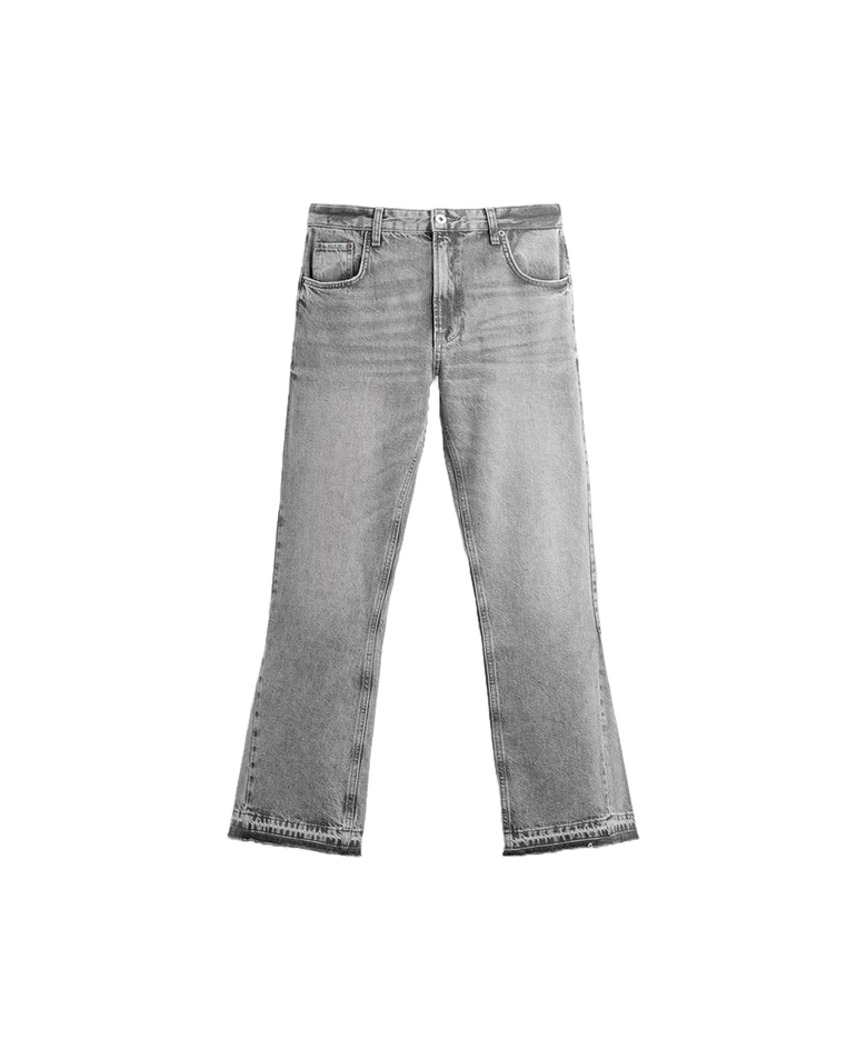 AZAR basic gray - Flared jeans