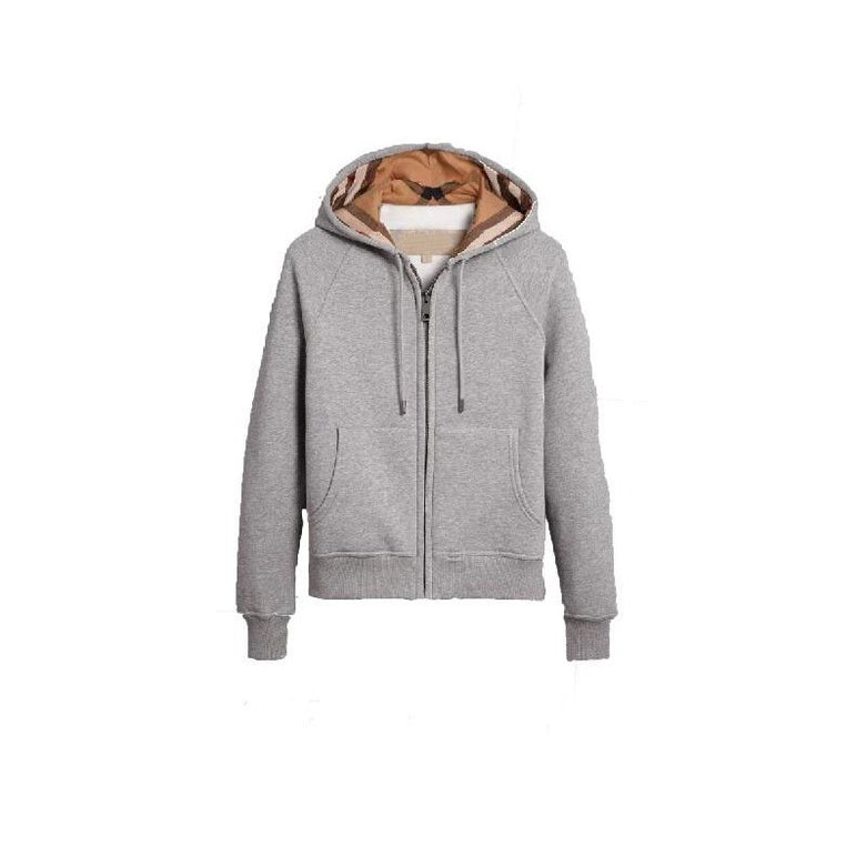 Chequered zipper - sweater