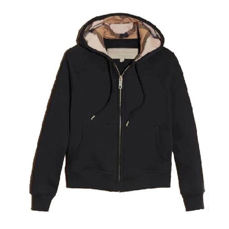 Chequered zipper - sweater