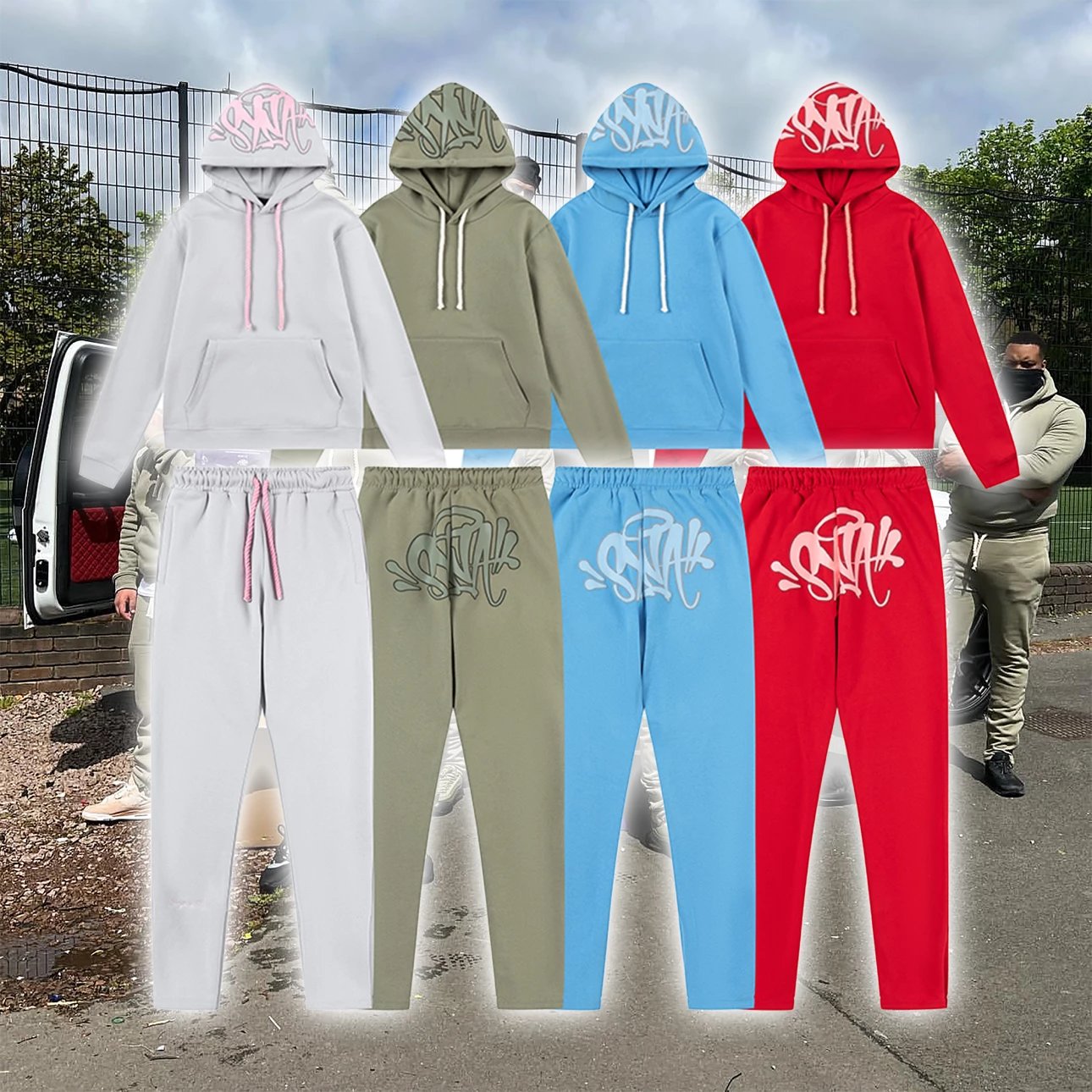 Syna World Logo Tracksuit Beige