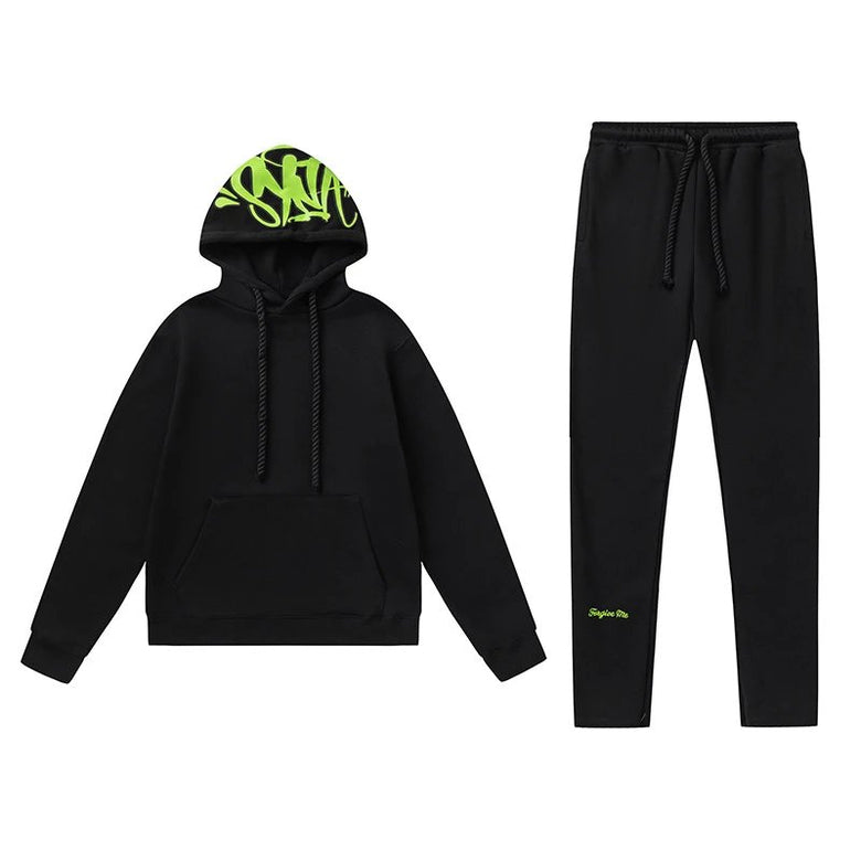 Syna World Logo Tracksuit (Black colors)