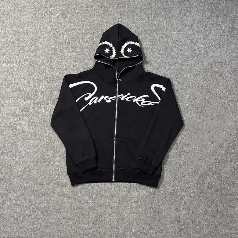 CARSICKO LOVE SPREAD ZIP UP HOODIE